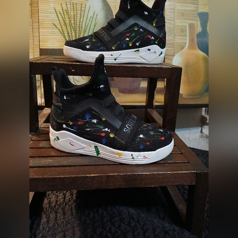 Colorful Patterned Sneakers - Picture 2 of 11
